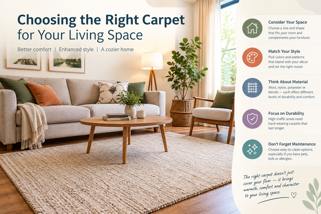 Choosing the Right Carpet for Your Living Space