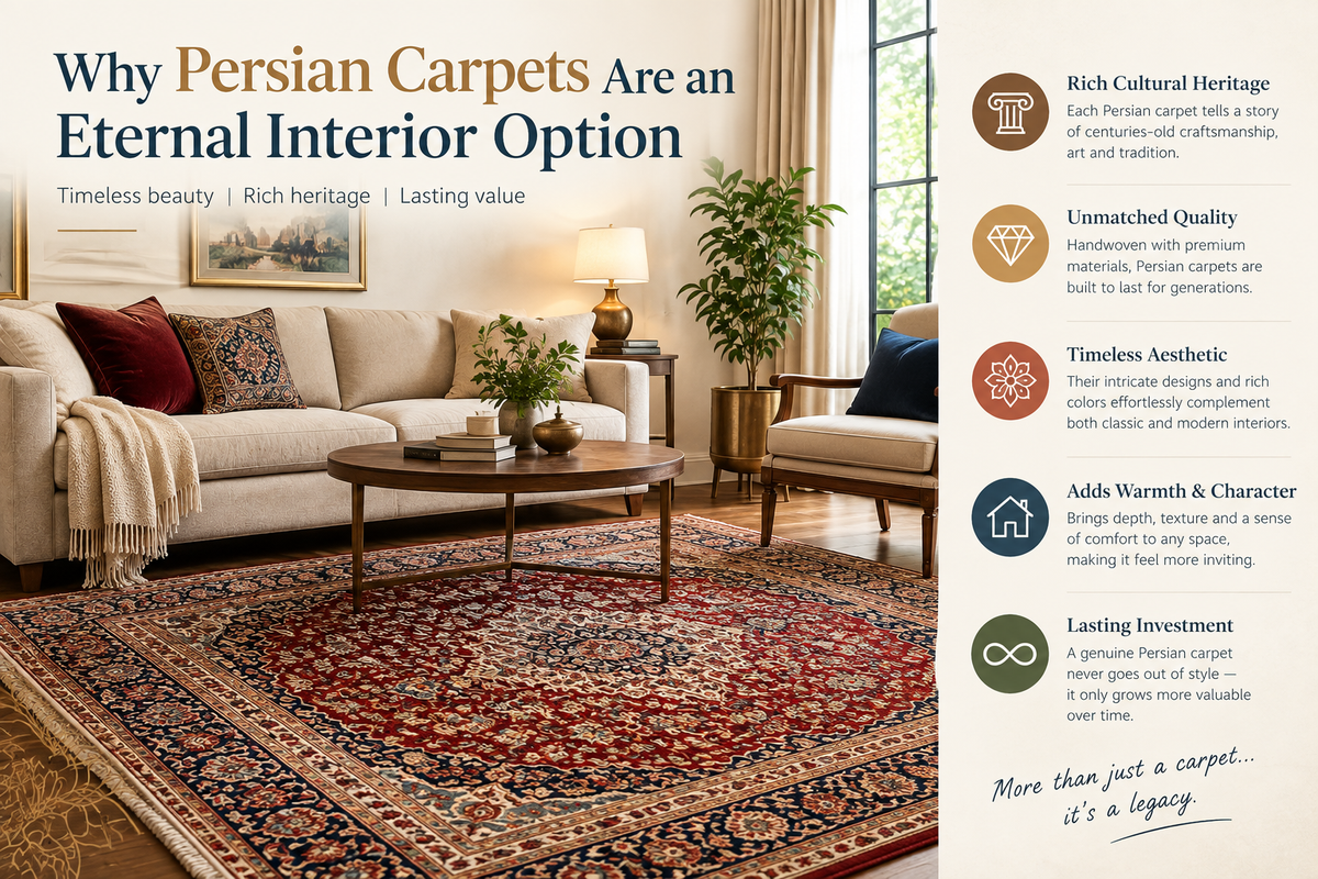 Why Persian Carpets Are an Eternal Interior Option