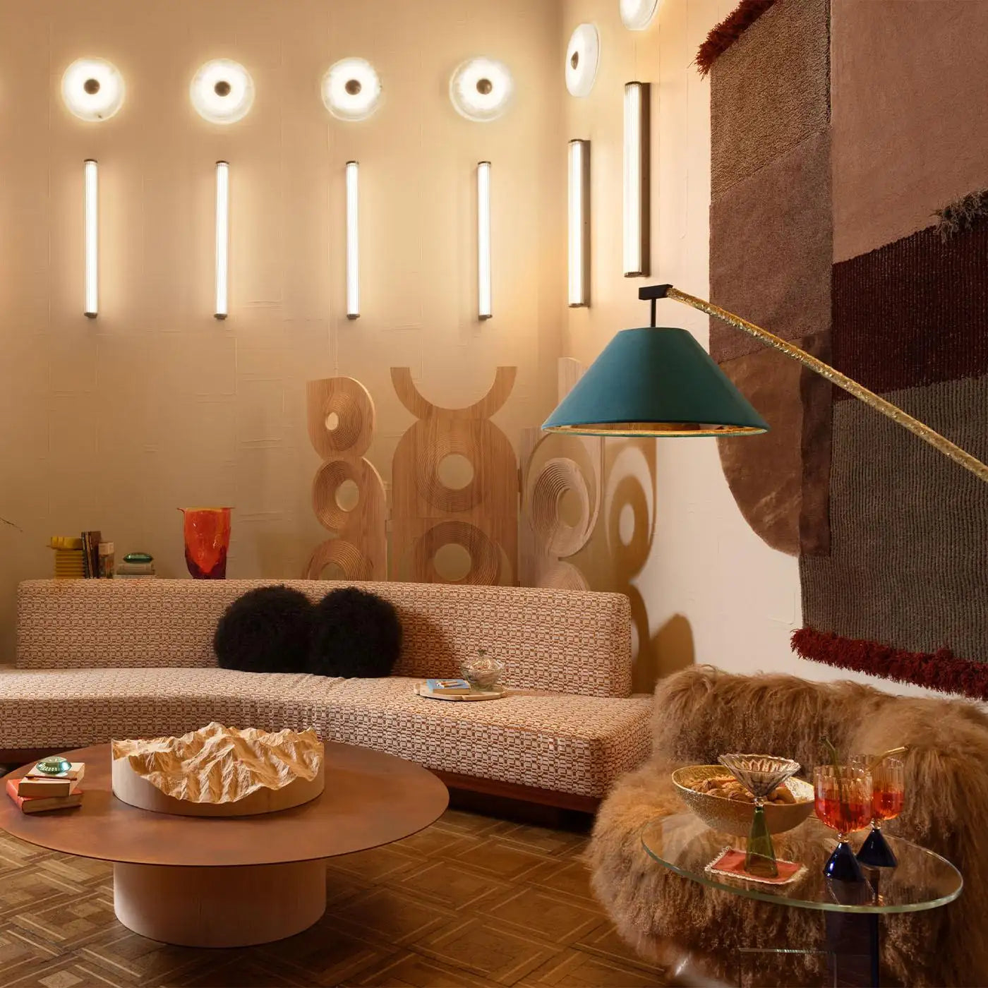 Irregular Terra Forma Modern Sculptural Carpet Design