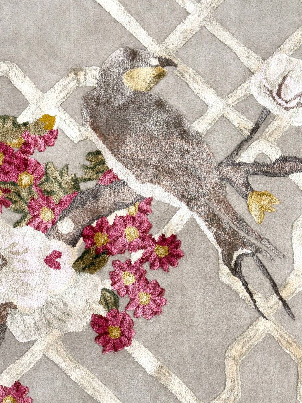 Enchanted Blossom Silk Rug