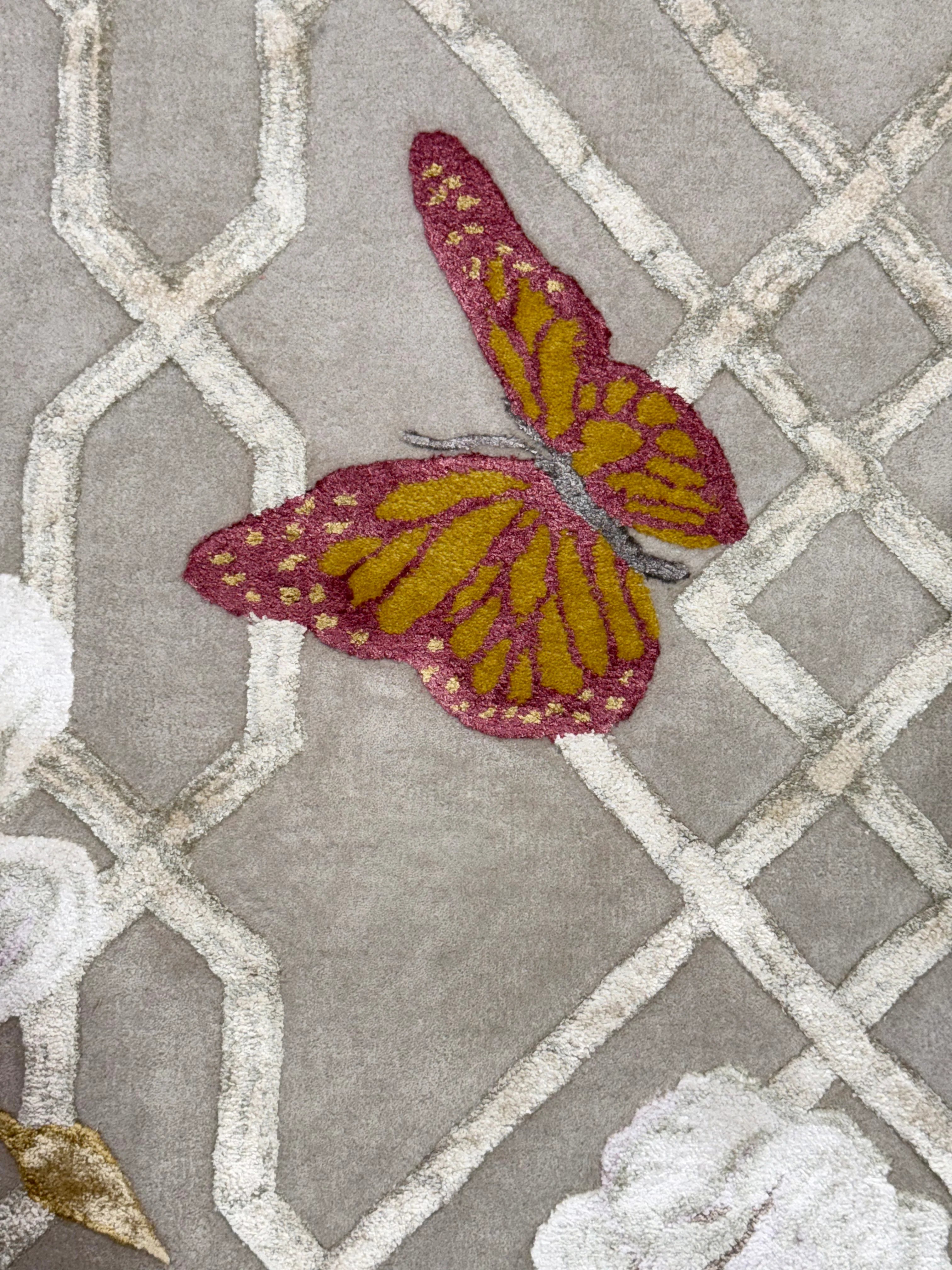 Enchanted Blossom Silk Rug