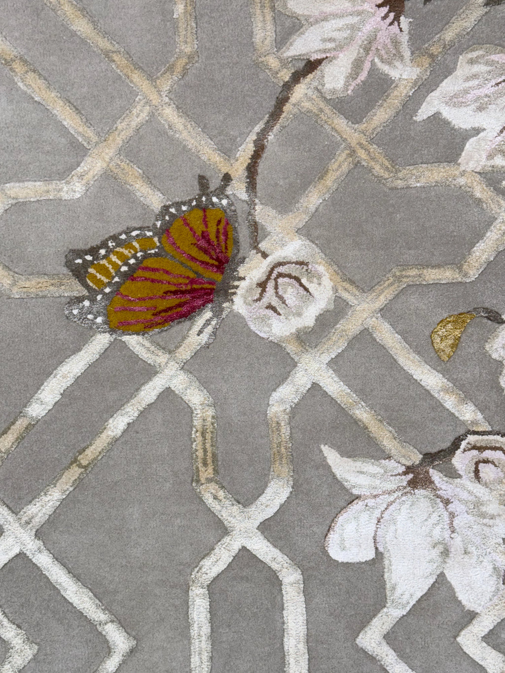 Enchanted Blossom Silk Rug