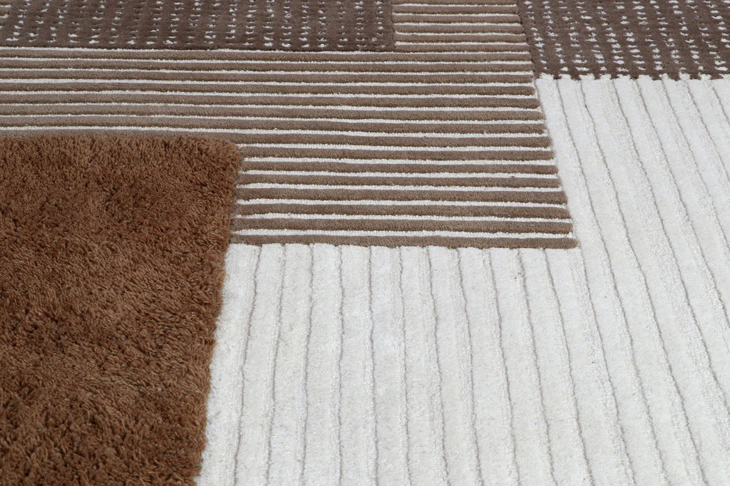 Modular Terra New Zealand Wool Irregular Shape Rug