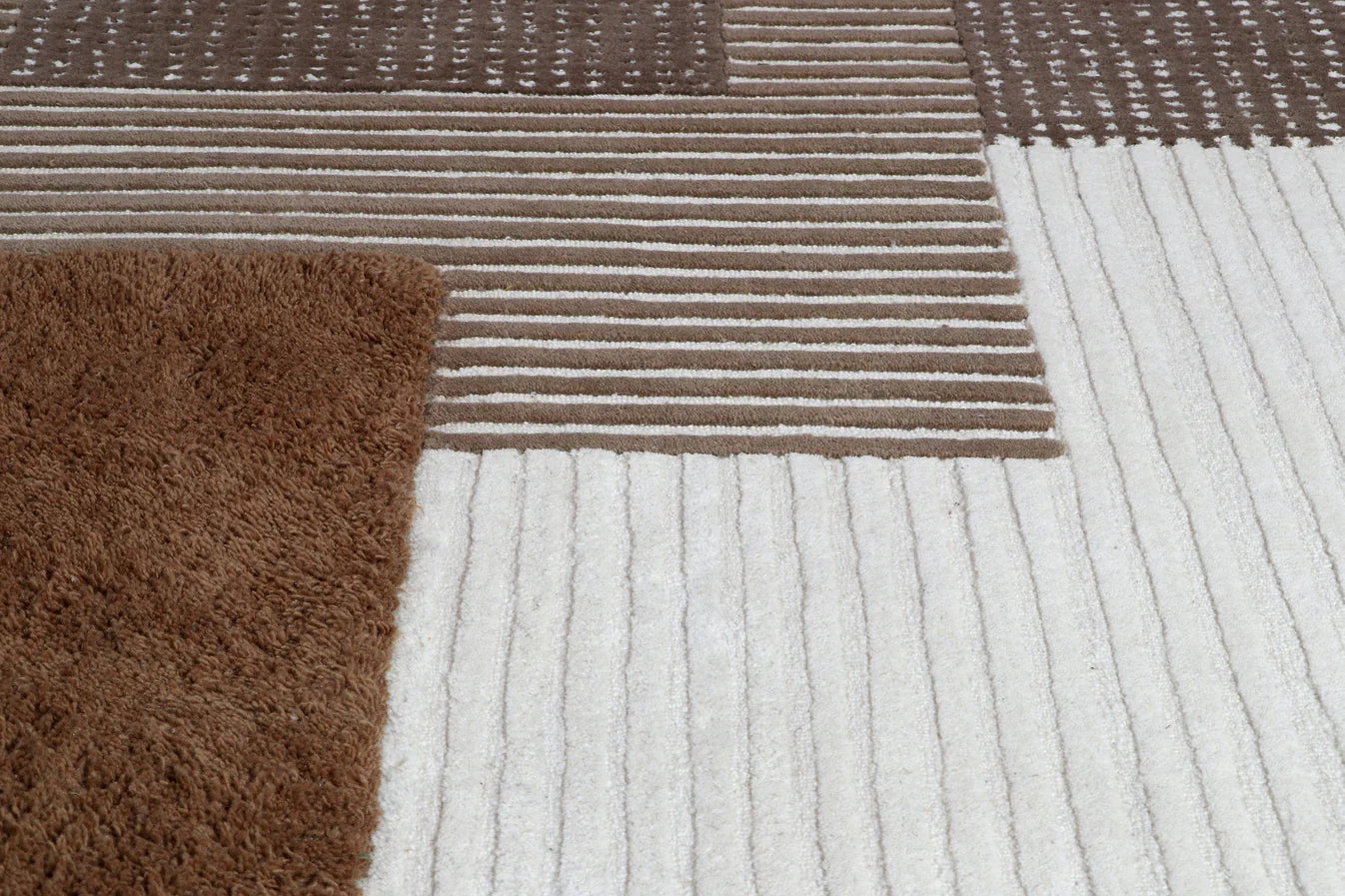 Modular Terra New Zealand Wool Irregular Shape Rug