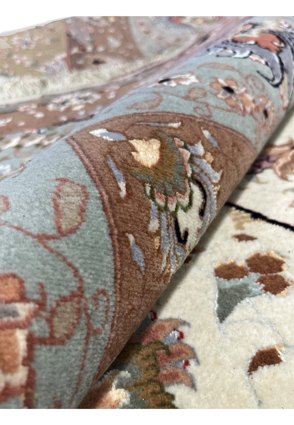 Hand-Knotted Royal Tabriz Medallion Wool Masterpiece Rug
