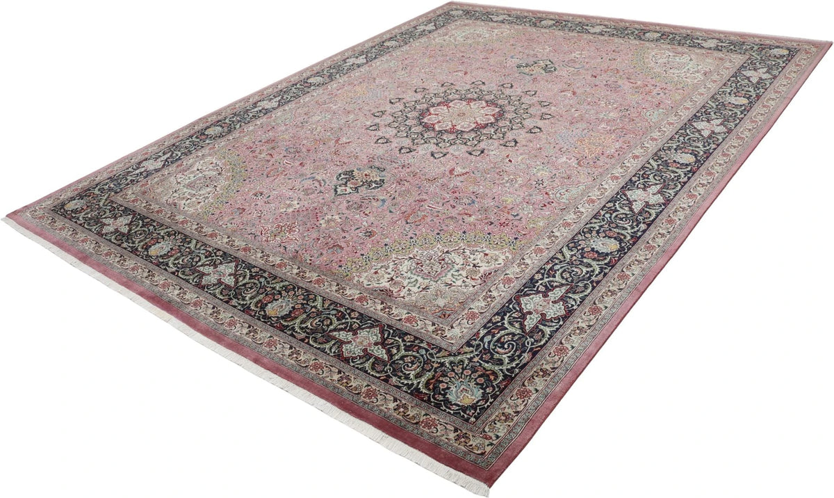 The Rosewood Dynasty Hand-Knotted Heritage Arabesque Rug