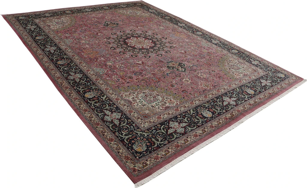 The Rosewood Dynasty Hand-Knotted Heritage Arabesque Rug