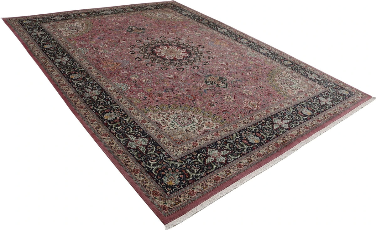 The Rosewood Dynasty Hand-Knotted Heritage Arabesque Rug