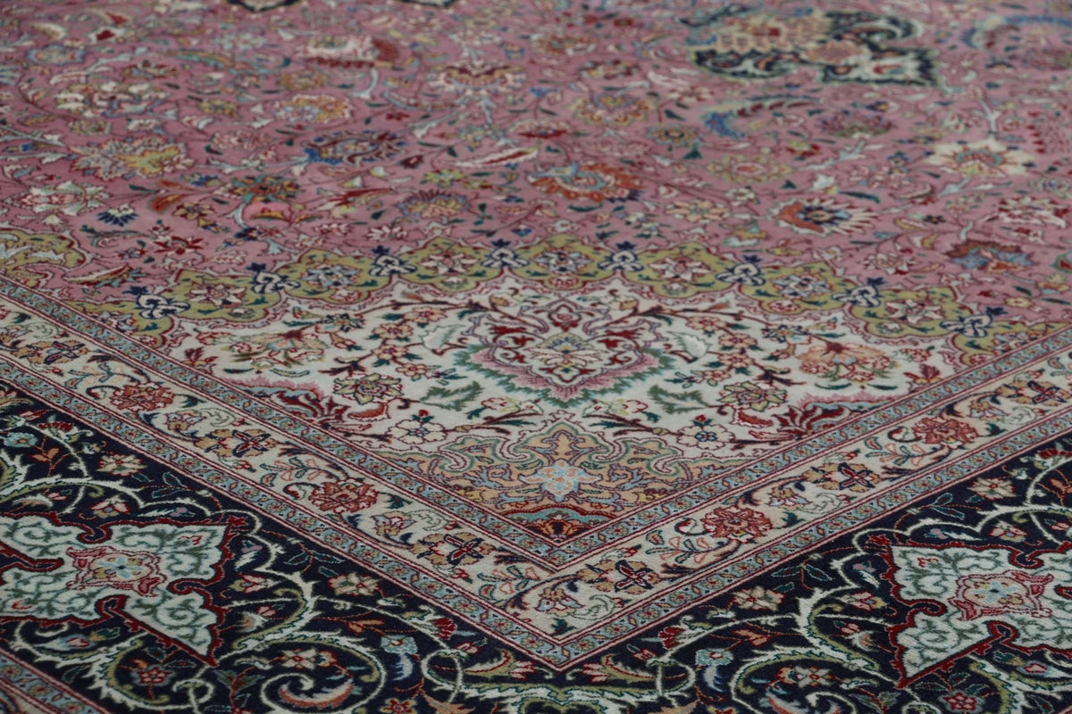 The Rosewood Dynasty Hand-Knotted Heritage Arabesque Rug