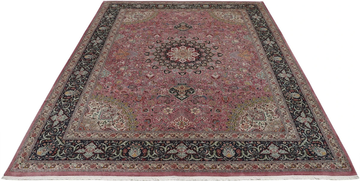 The Rosewood Dynasty Hand-Knotted Heritage Arabesque Rug