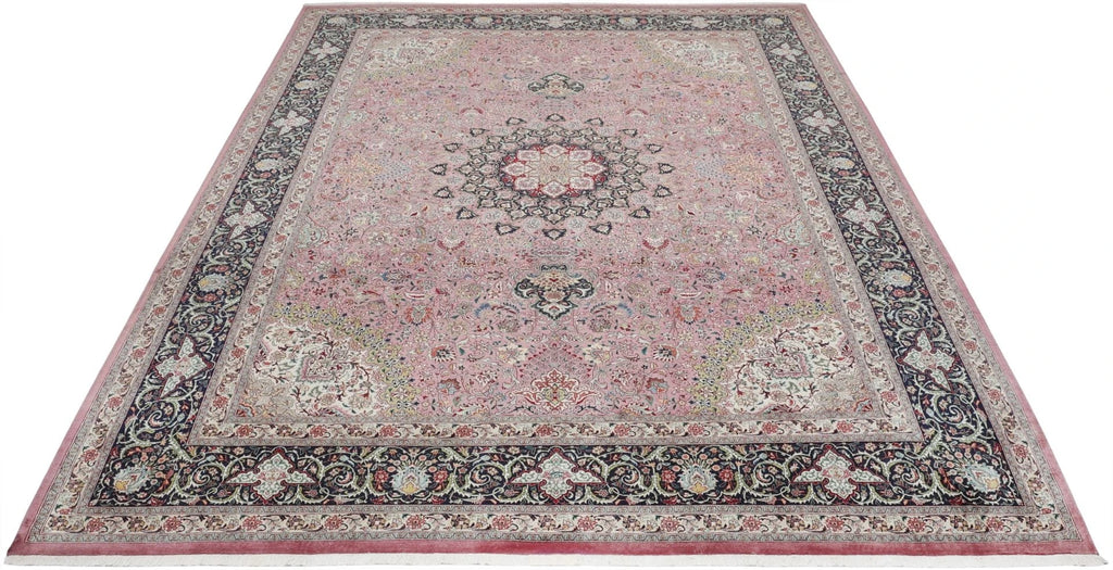 The Rosewood Dynasty Hand-Knotted Heritage Arabesque Rug