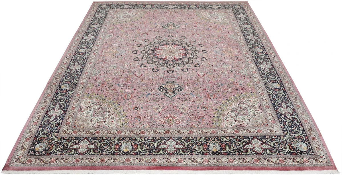 The Rosewood Dynasty Hand-Knotted Heritage Arabesque Rug