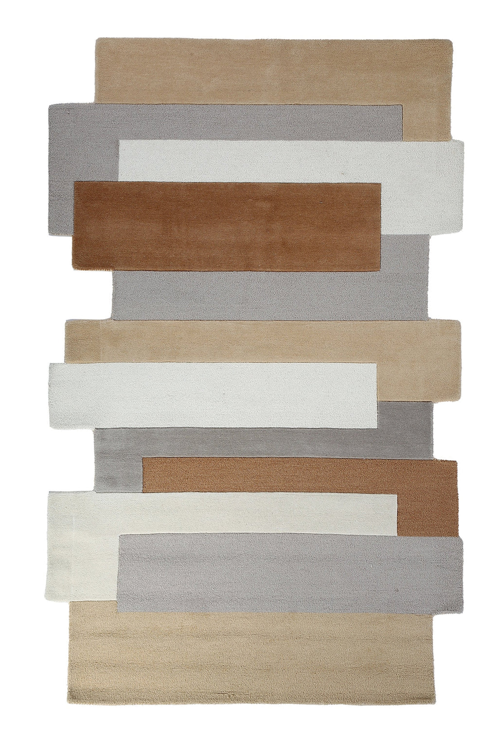 Overlapping Stripe Statement Carpet