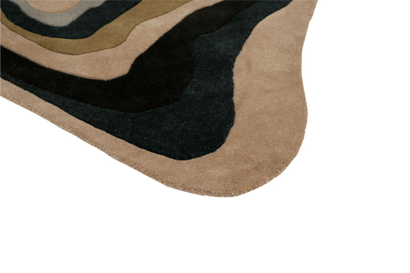 Agate Layer Organic Shape Irregular Rug