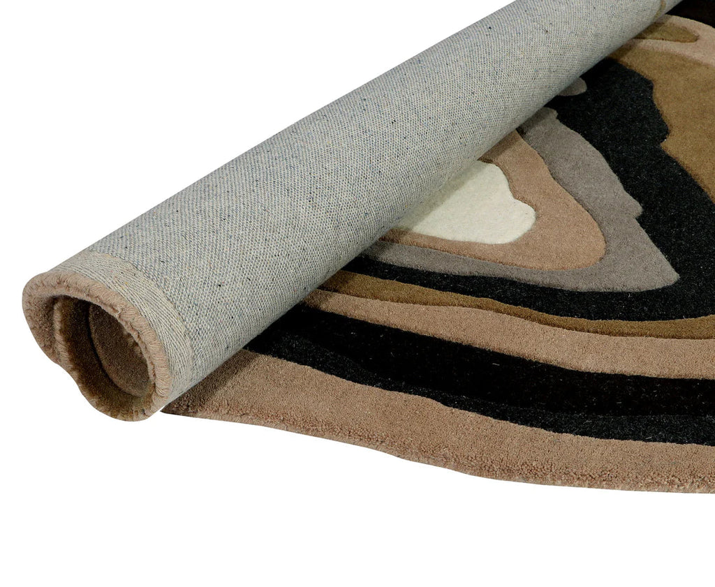 Agate Layer Organic Shape Irregular Rug