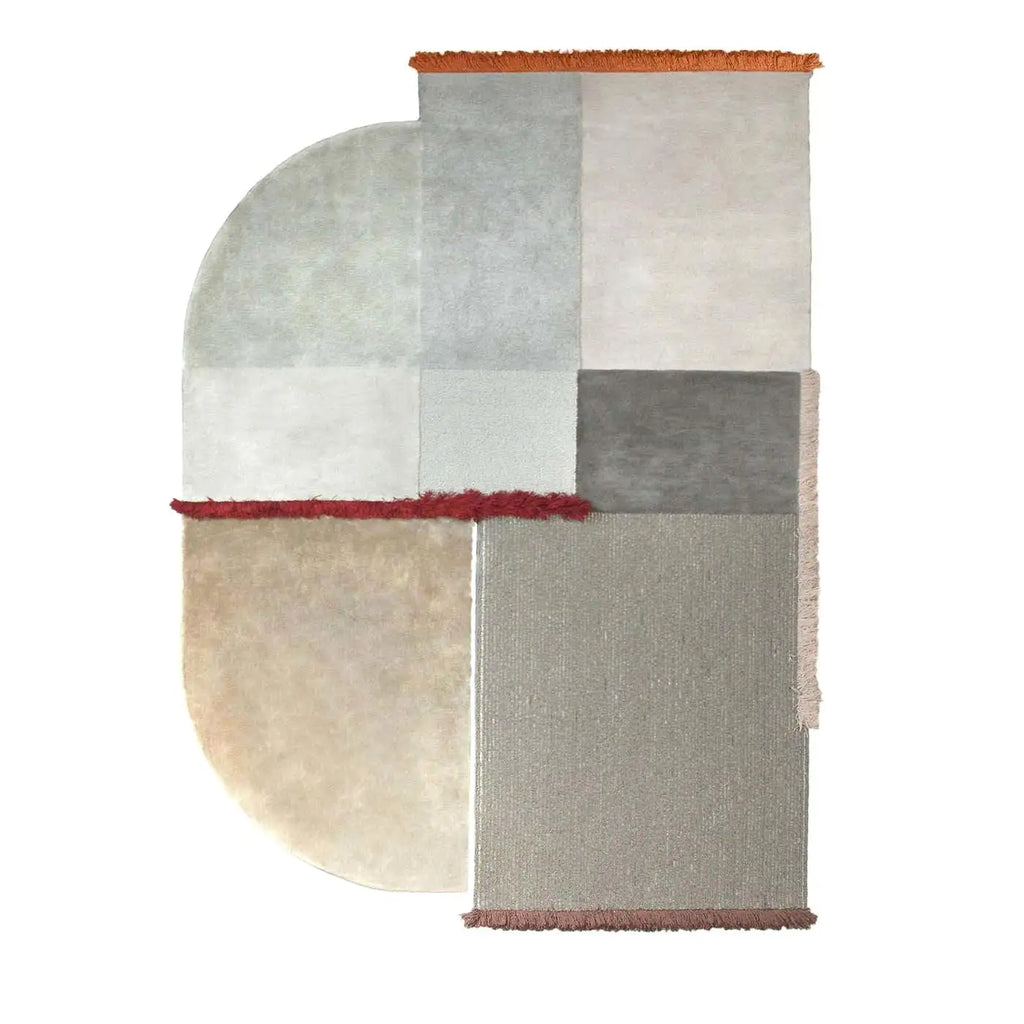Linea Irregolare Strata Calma Minimal Architectural Rug