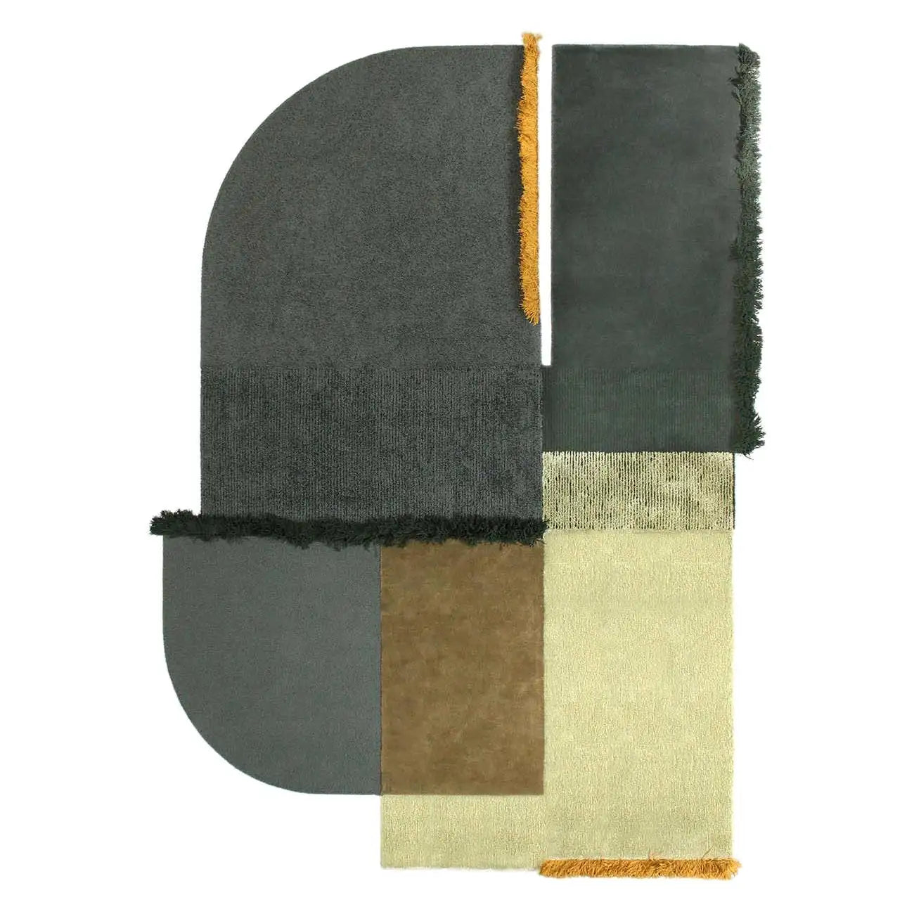 Irregular Geometric Handmade Tufted Carpet