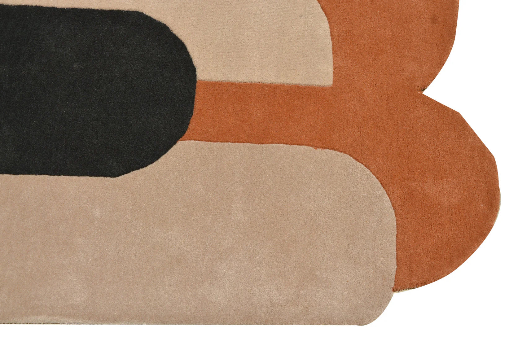 Terracotta Arch Form Abstract Rug
