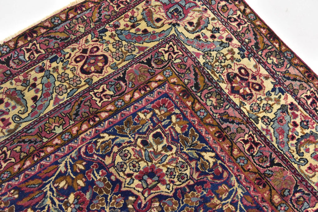 Hand-Knotted Dynasty Medallion Garnet Wool Carpet
