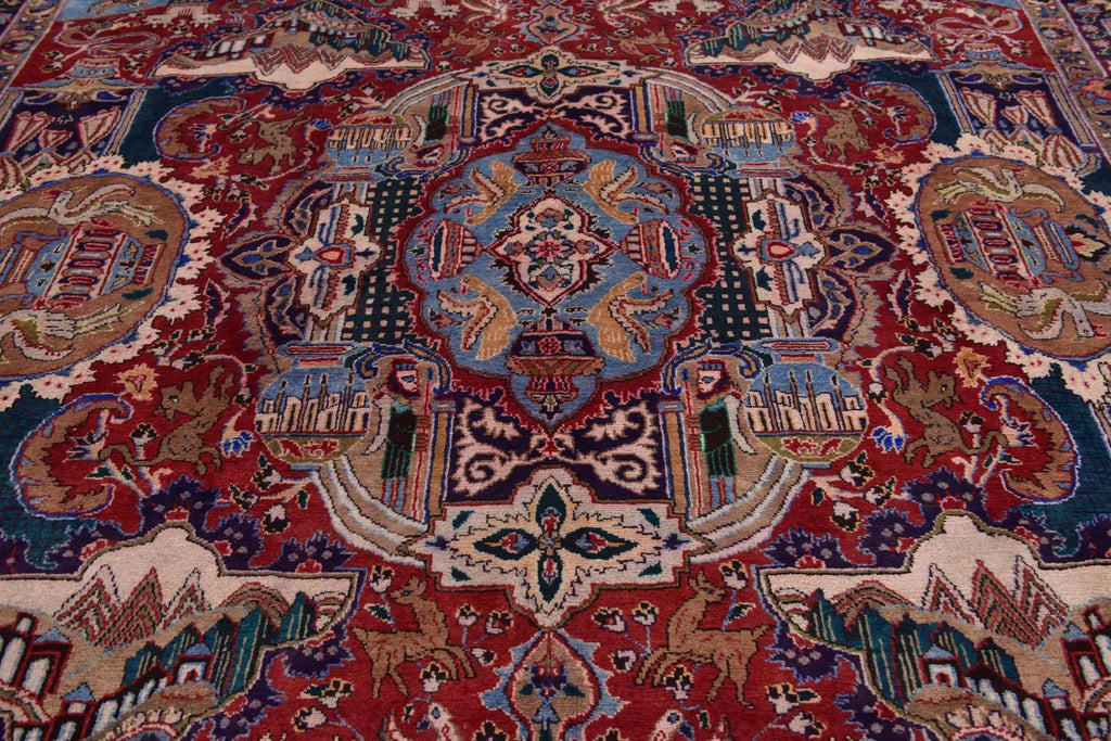 Hand-Knotted Royal Persepolis Pictorial Wool Carpet