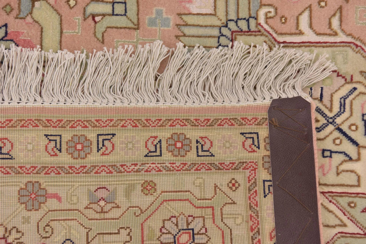 Hand-Knotted Antique Heriz Medallion Rug