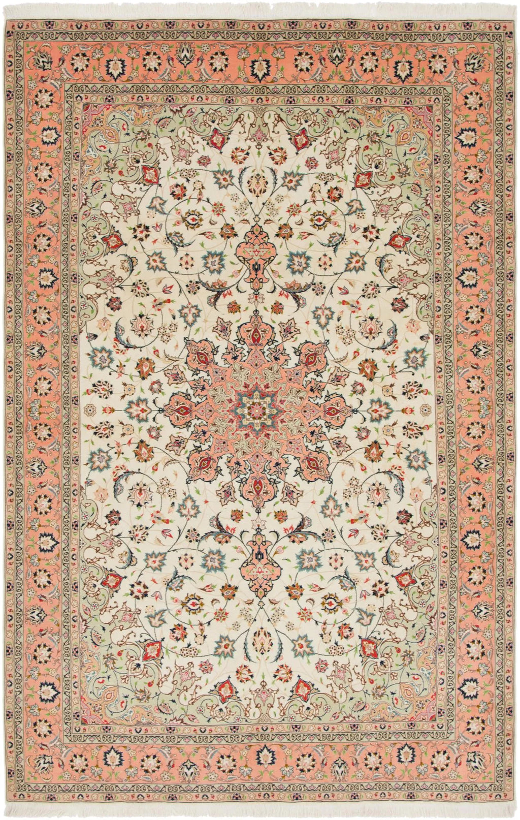 Royal Isfahan Coral Blossom Wool Rug