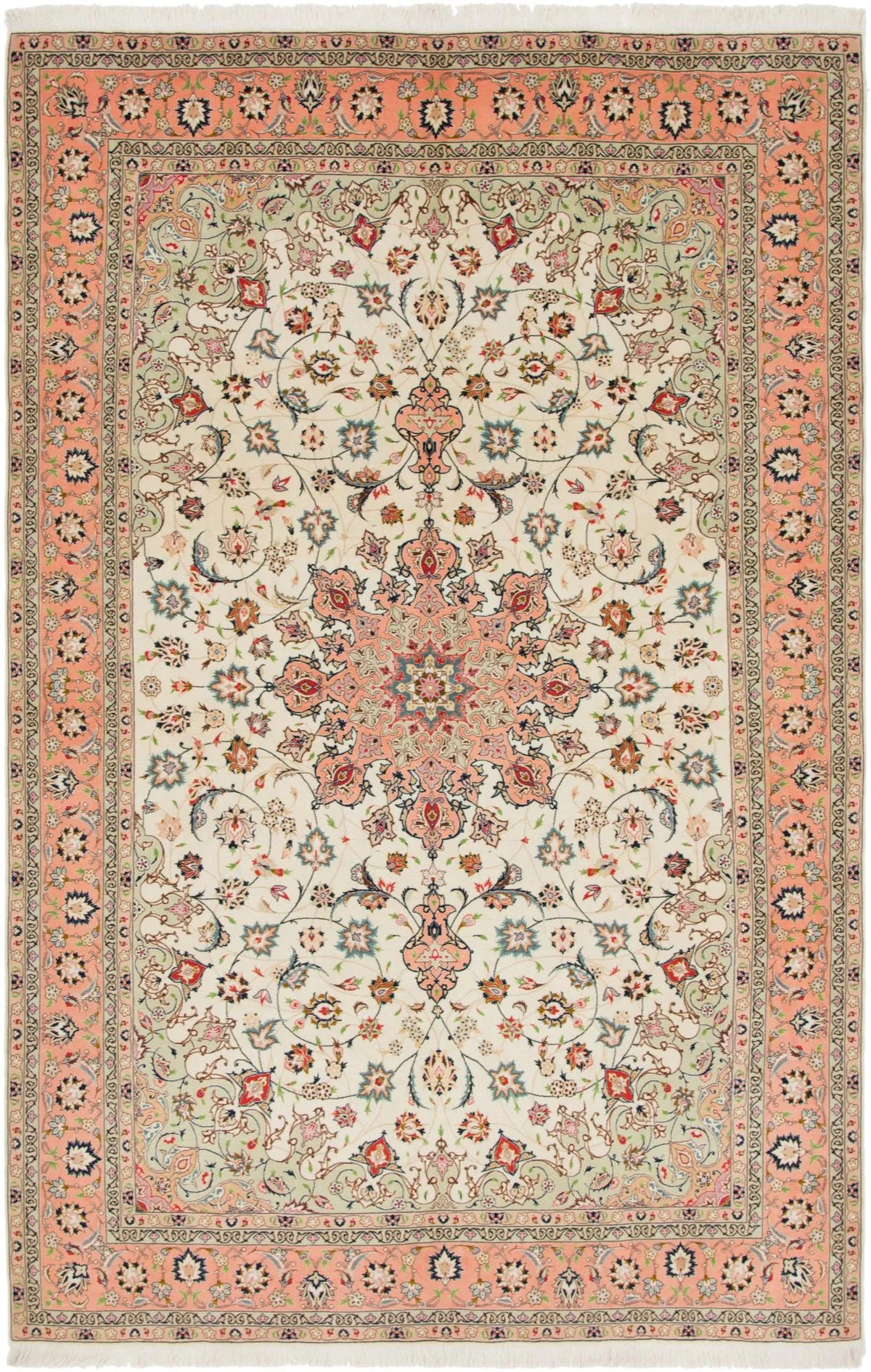 Royal Isfahan Coral Blossom Wool Rug