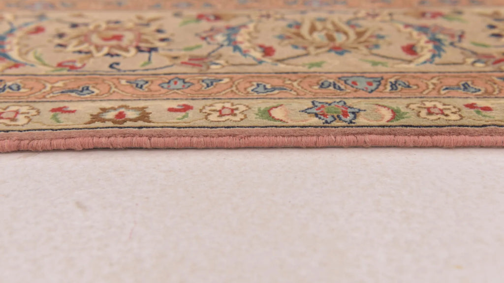 Royal Kashan Dusky Rose Wool Rug