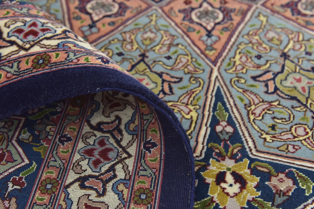 Hand-Knotted Grand Kaleidoscope Ochre Wool Rug
