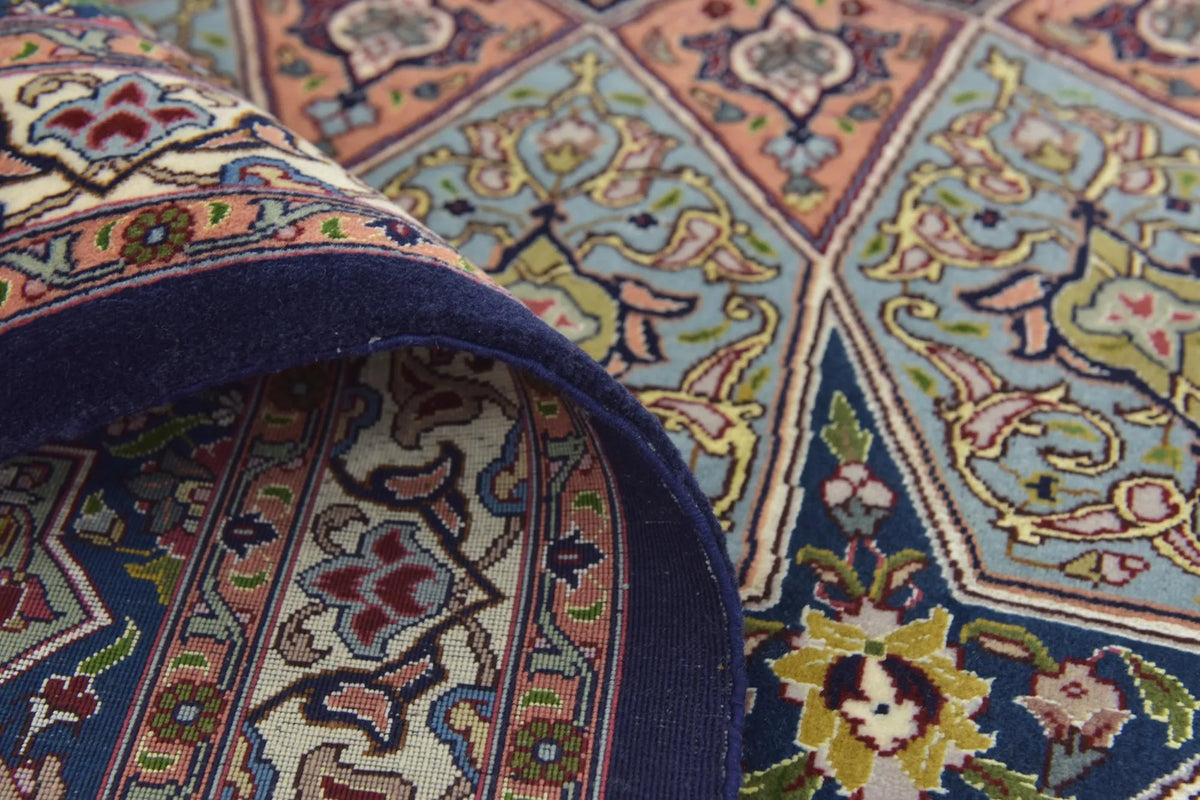 Hand-Knotted Grand Kaleidoscope Ochre Wool Rug
