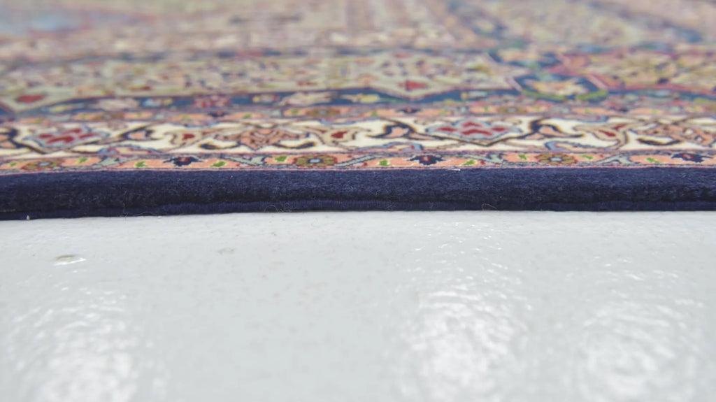 Hand-Knotted Grand Kaleidoscope Ochre Wool Rug