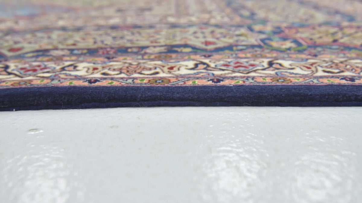 Hand-Knotted Grand Kaleidoscope Ochre Wool Rug