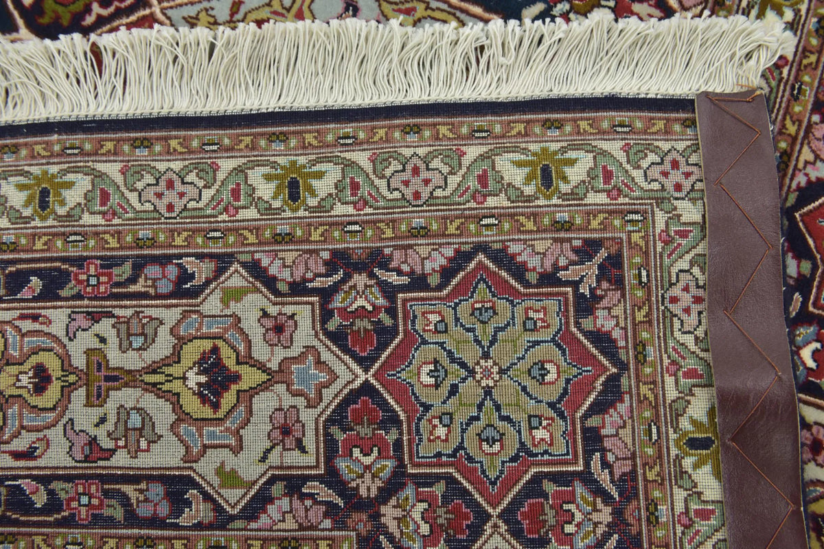 Hand-Knotted Grand Kaleidoscope Ochre Wool Rug
