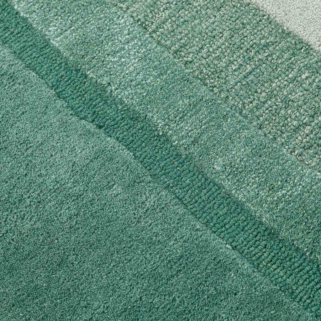 Emerald Layered Texture Rug