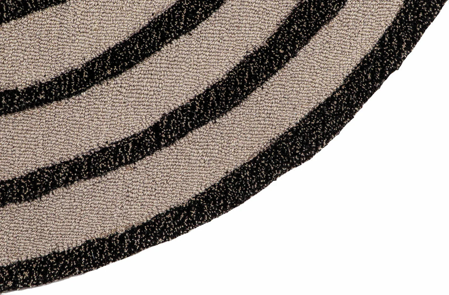 Modern Crescent Shape Abstract Area Rug