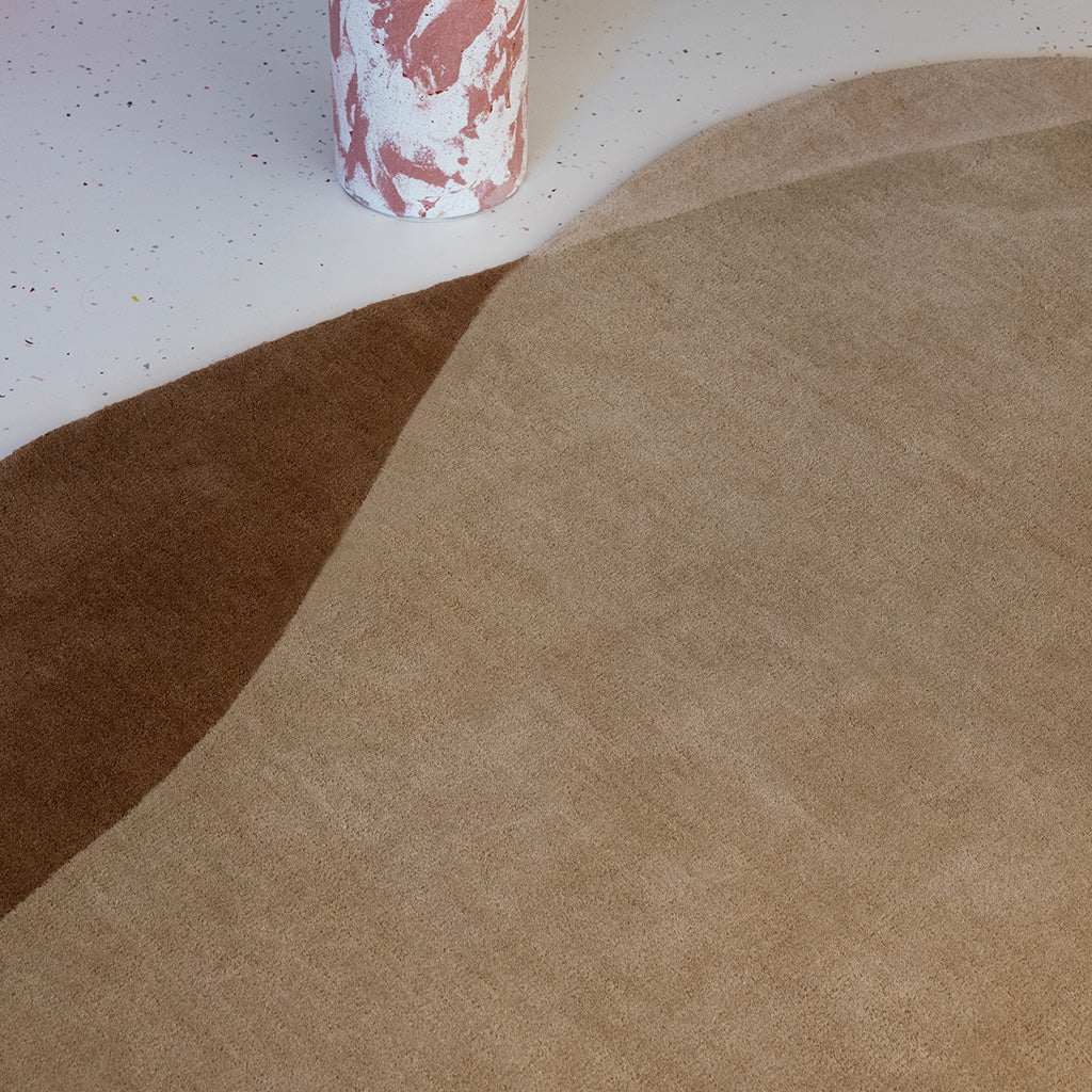 Mocha Eclipse Wool Rug