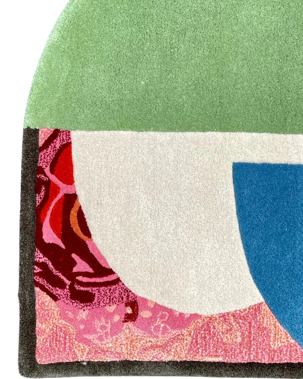 Half Moon Geometry Abstract Modern Designer Carpet