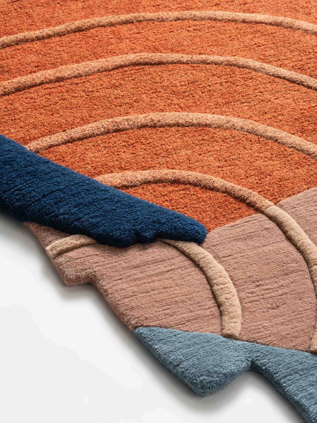 Irregular Geometric Abstract Rug