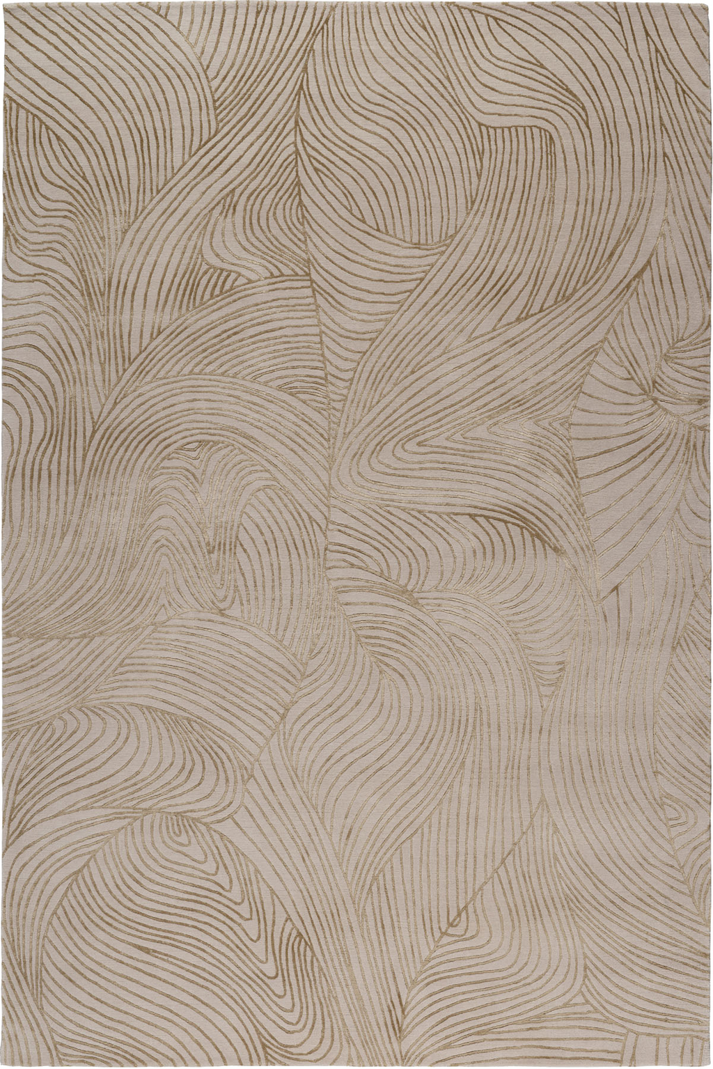Gilded Harmony Silk Viscose Area Rug