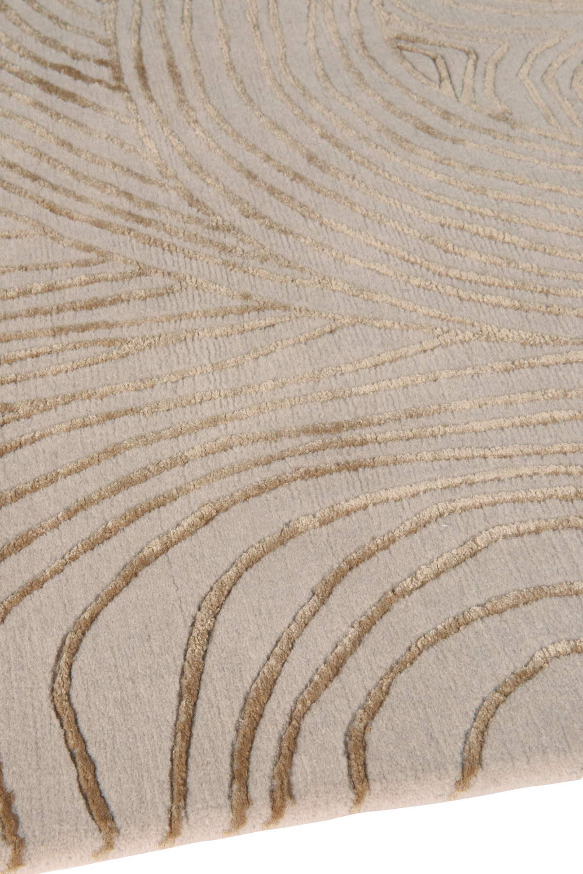 Gilded Harmony Silk Viscose Area Rug