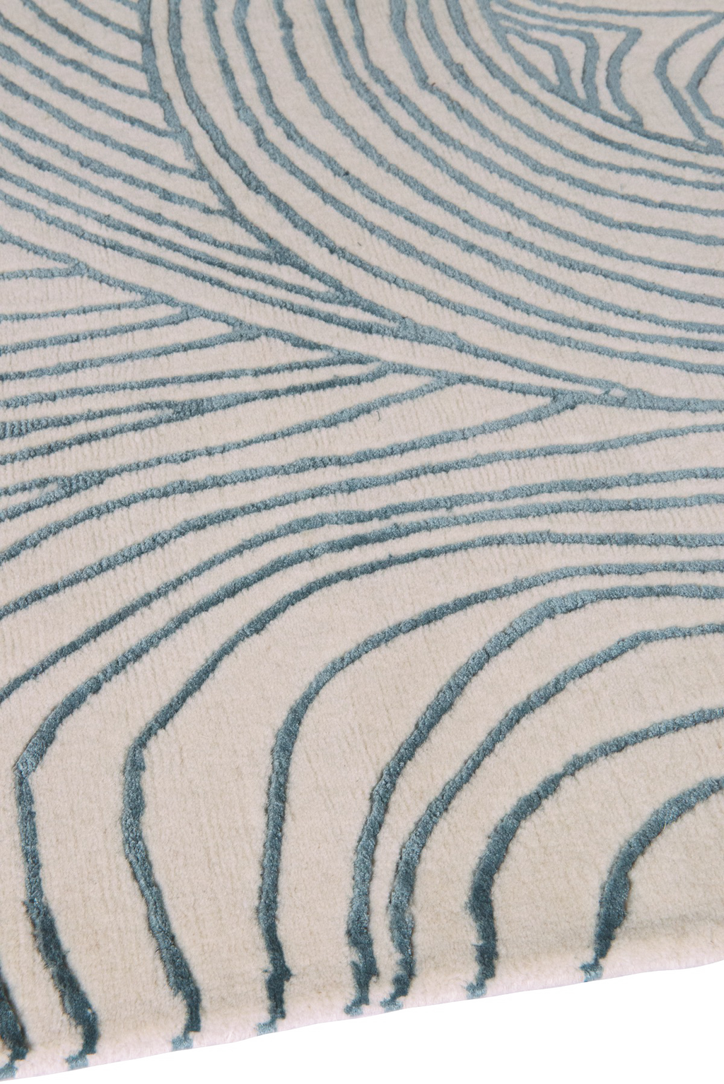 Azure Reverie Designer Silk Rug