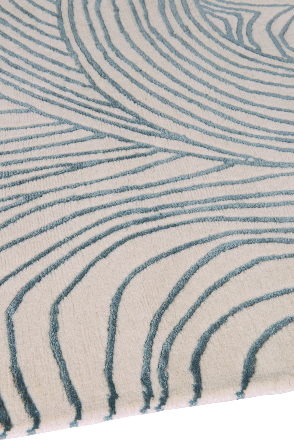 Azure Reverie Designer Silk Rug