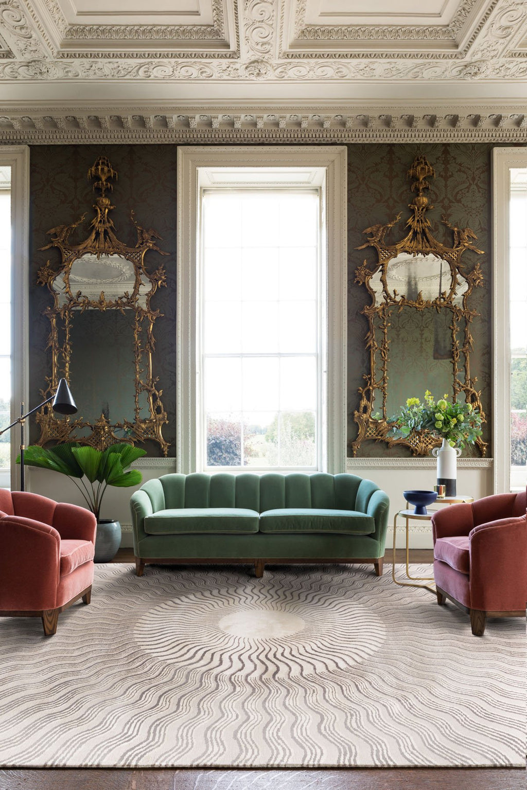 Luminous Solstice Silk Viscose Area Rug