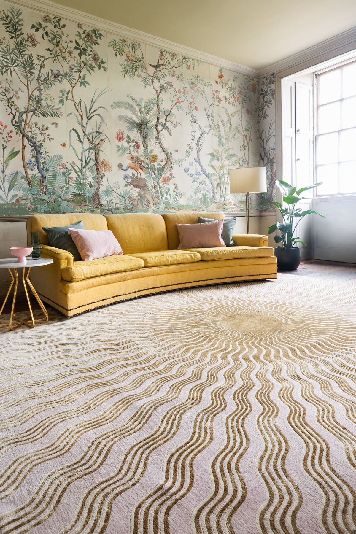 Radiant Solstice Silk Viscose Area Rug