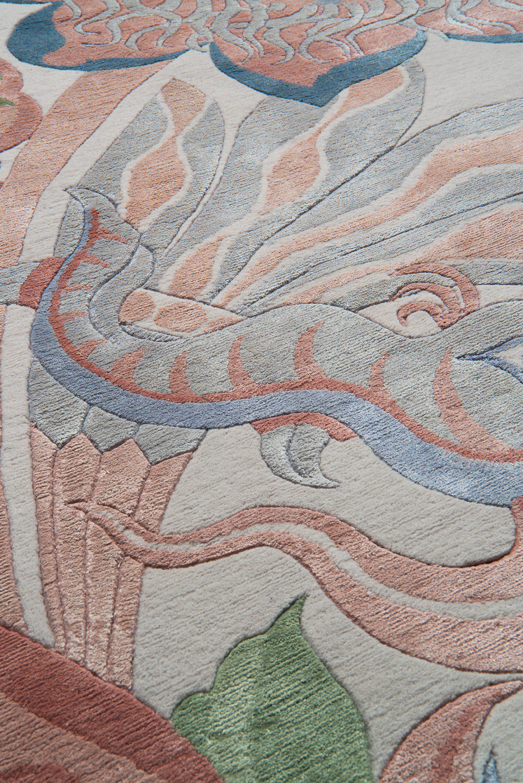 Eternal Phoenix Garden Silk Rug