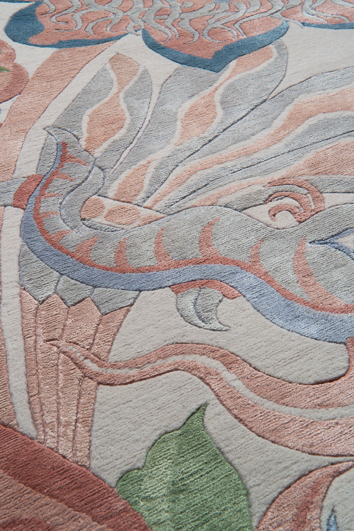 Eternal Phoenix Garden Silk Rug