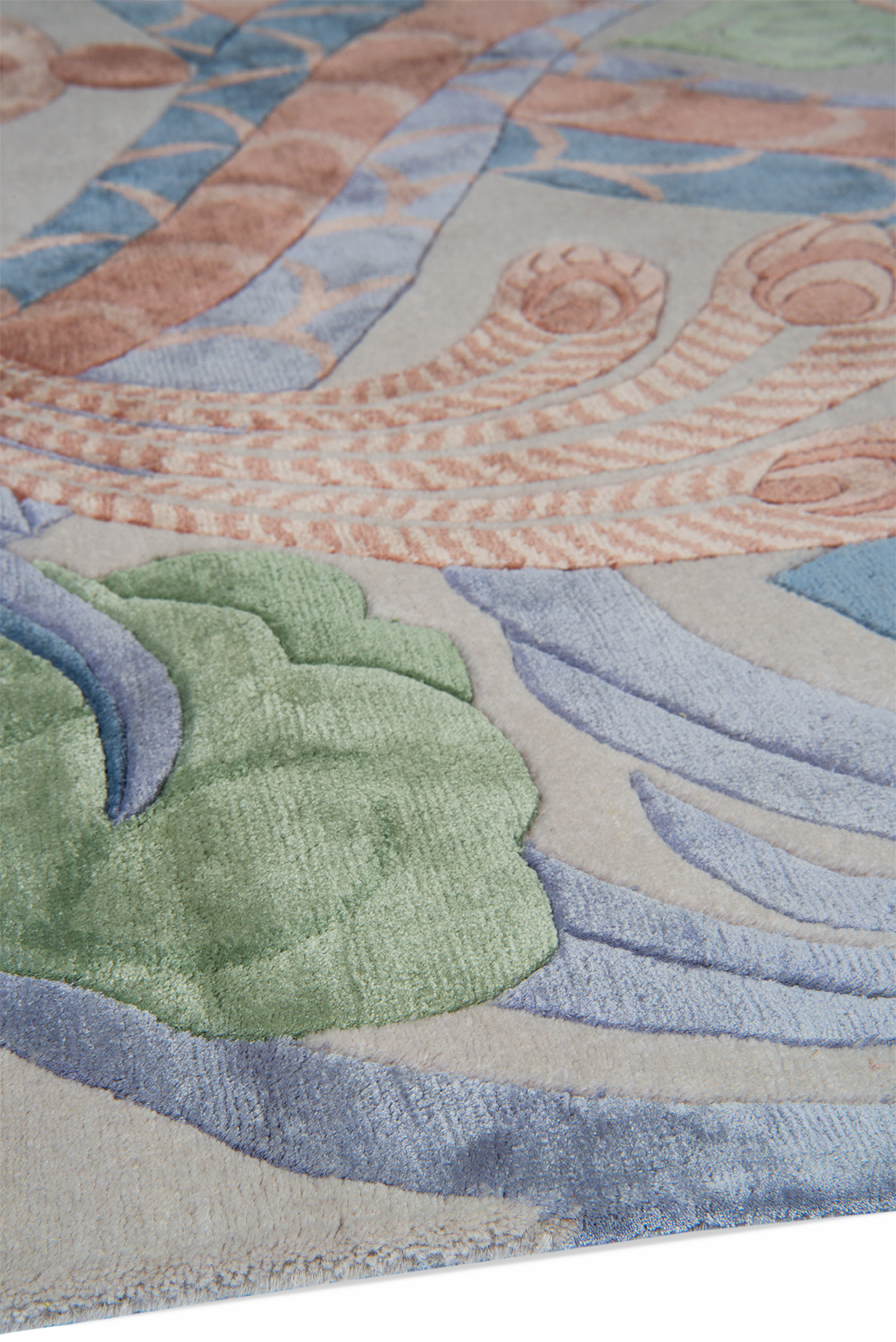 Eternal Phoenix Garden Silk Rug
