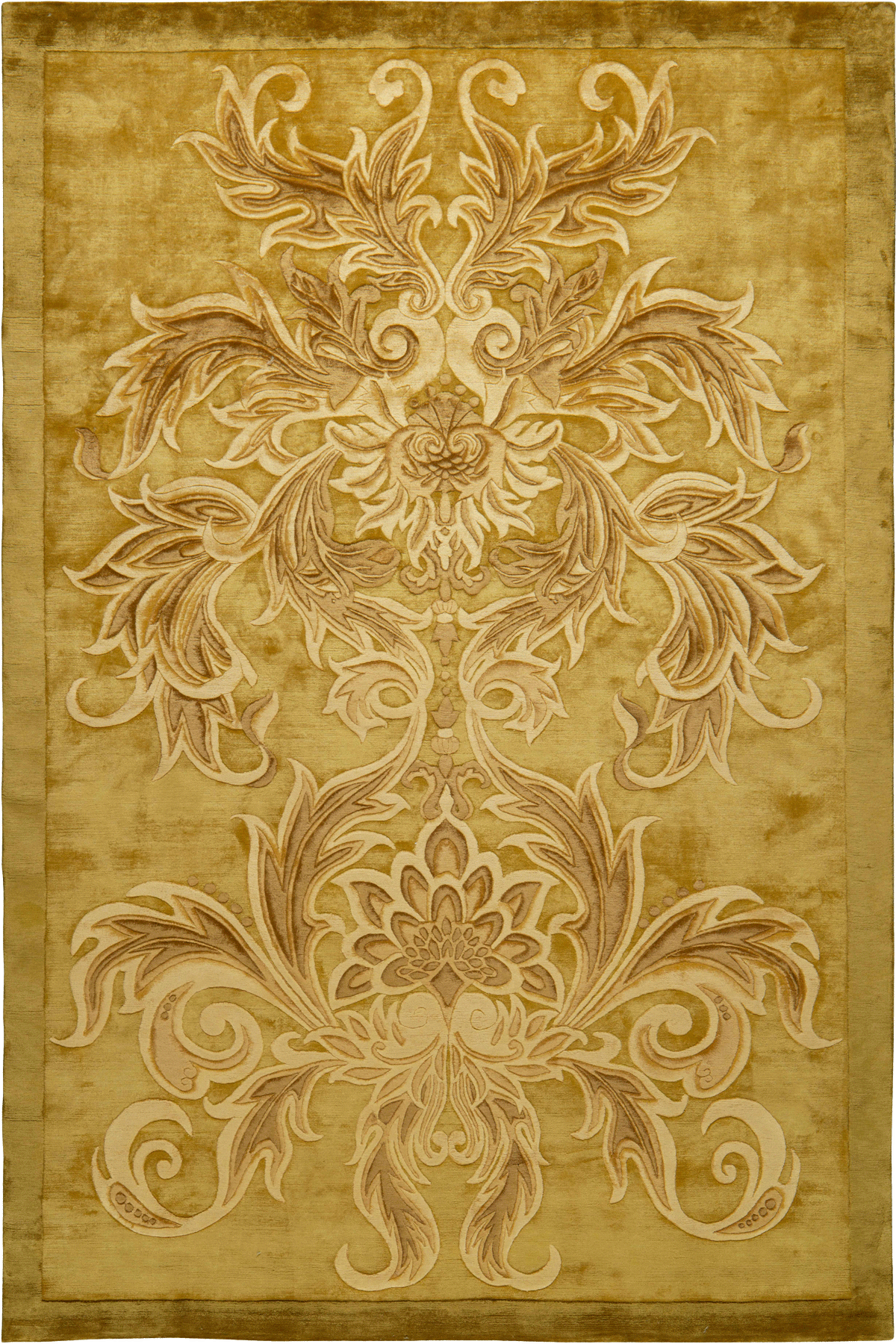 Regal Arabesque Silk Viscose Rug