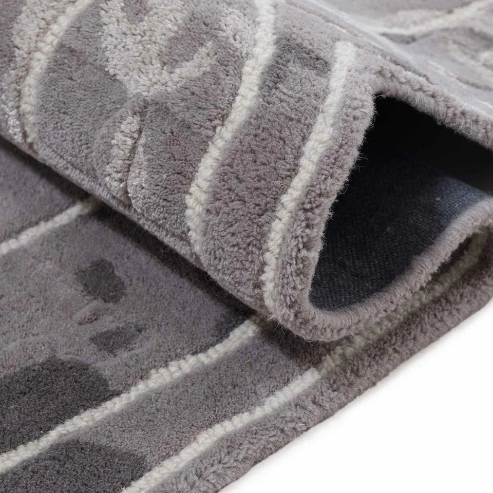 Ash Veil Contemporary Designer Rug