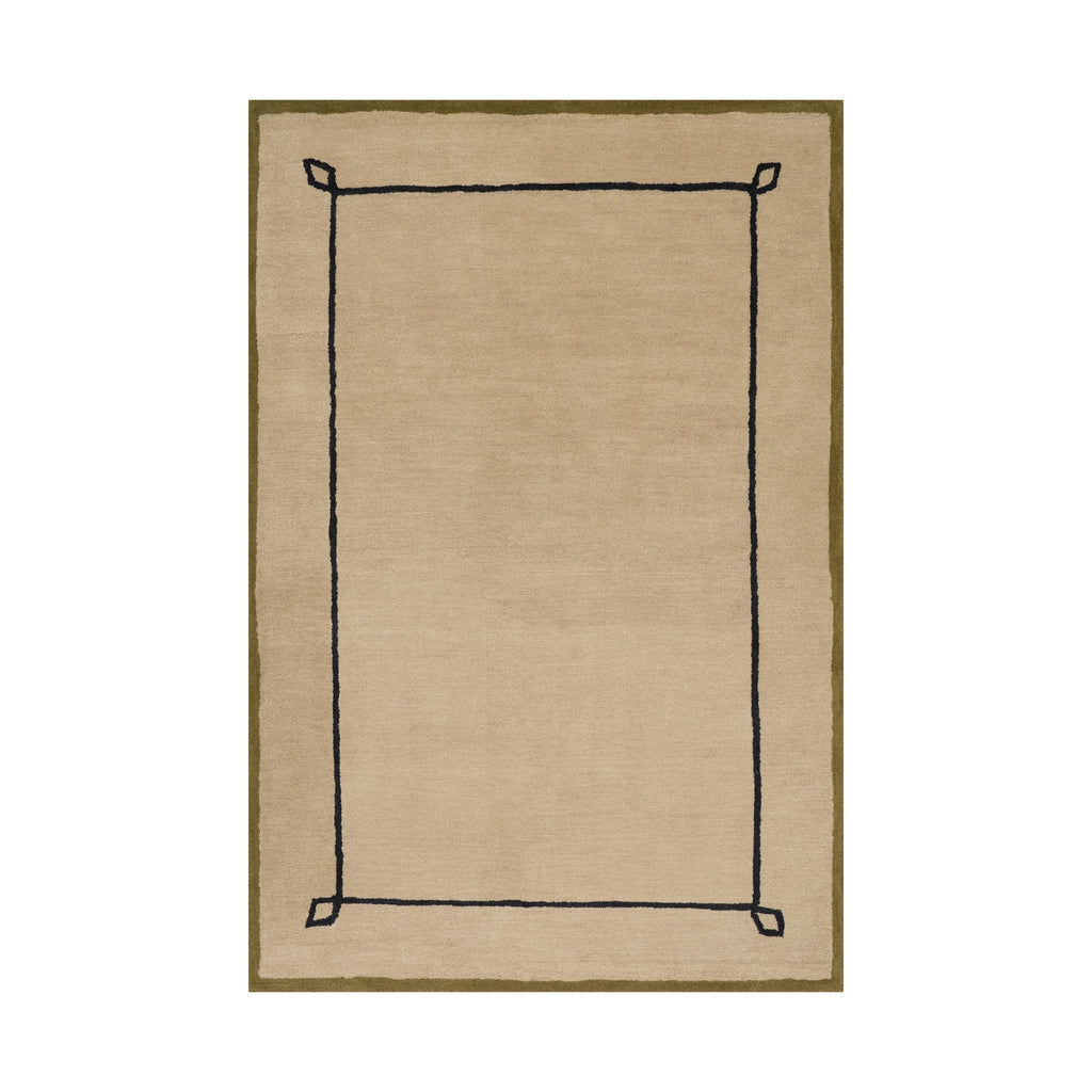 Simple Modern Beige Hand Tufted Carpet